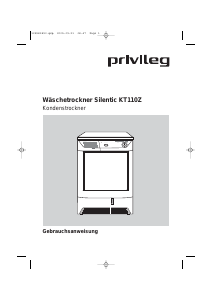 Bedienungsanleitung Privileg KT100Z Trockner
