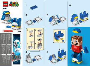 Manual Lego set 71384 Super Mario Penguin mario power-up pack