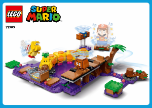 Manual Lego set 71383 Super Mario Wigglers poison swamp expansion set