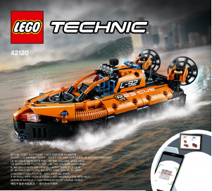 Manuál Lego set 42120 Technic Záchranné vznášedlo