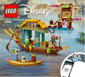 Manual Lego set 43185 Disney Princess Bouns boat
