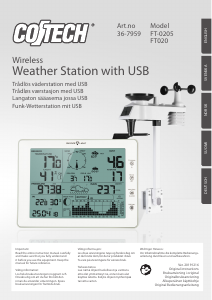 Bedienungsanleitung Cotech FT020 Wetterstation