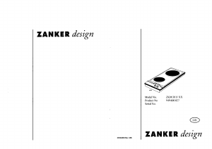 Manual Zanker ZKM3011XX Hob