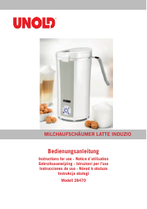 Manual Unold 28470 Latte Induzio Milk Frother