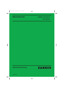 Bedienungsanleitung Zanker DFX4240N Trockner