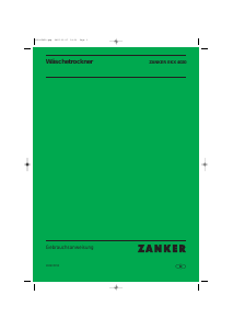 Bedienungsanleitung Zanker EKX4020 Trockner