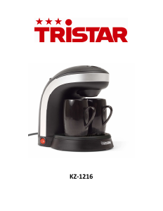 Manuale Tristar KZ-1216 Macchina da caffè