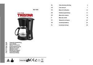 Mode d’emploi Tristar KZ-1223 Cafetière