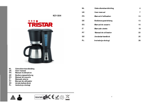 Bedienungsanleitung Tristar KZ-1224 Kaffeemaschine