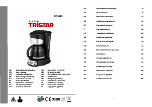 Manuale Tristar KZ-1225 Macchina da caffè