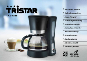 Bedienungsanleitung Tristar KZ-1226 Kaffeemaschine