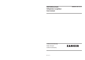 Handleiding Zanker ZKK311K Koel-vries combinatie