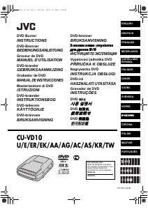 Käyttöohje JVC CU-VD10 DVD-soitin