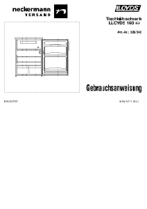 Bedienungsanleitung Lloyds 160 Kühlschrank