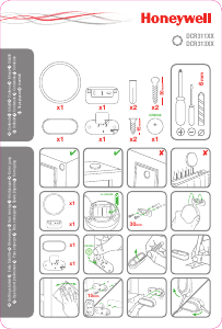 Manuale Honeywell DCR311N Campanello di casa