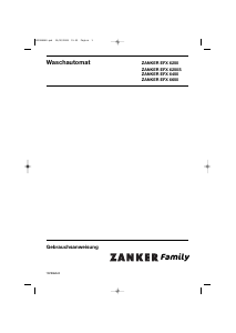 Bedienungsanleitung Zanker EFX6250FML Waschmaschine