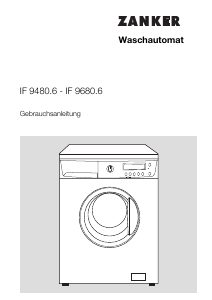 Bedienungsanleitung Zanker IF9480.6 Waschmaschine