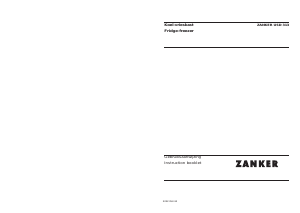 Handleiding Zanker USD313 Koel-vries combinatie