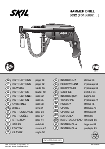 Handleiding Skil 6092 Klopboormachine