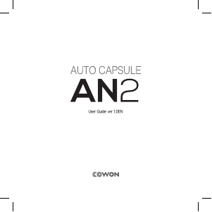 Handleiding Cowon AN2 Actiecamera