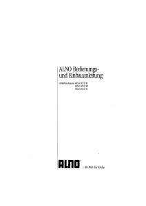 Mode d’emploi ALNO ADU 3010 N Hotte aspirante