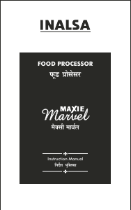 Bruksanvisning Inalsa Maxie Marvel Matberedare
