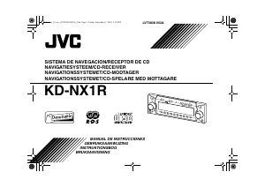 Handleiding JVC KD-NX1RB Navigatiesysteem