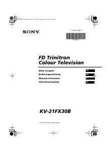 Bedienungsanleitung Sony KV-21FX30B Fernseher