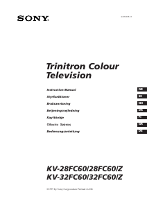 Bedienungsanleitung Sony KV-32FC60 Fernseher