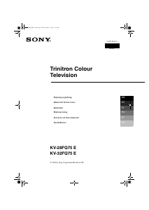 Manual Sony KV-32FQ75E Televisor