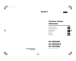Manual Sony KV-32FX20E Televisor