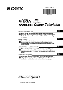 Manuale Sony KV-32FQ85B Televisore