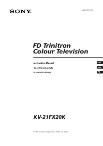 Instrukcja Sony KV-21FX20K Telewizor
