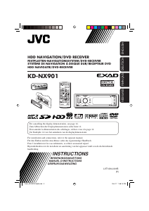 Handleiding JVC KD-NX901 Navigatiesysteem