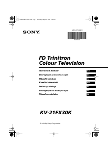 Használati útmutató Sony KV-21FX30K Televízió