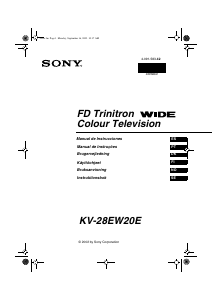 Manual Sony KV-28EW20E Televisor