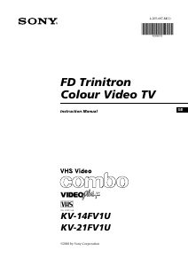 Handleiding Sony KV-21FV1U Televisie