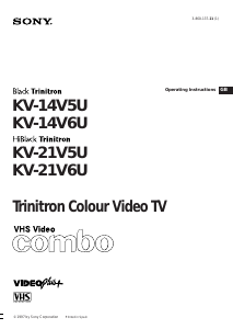Handleiding Sony KV-21V6U Televisie