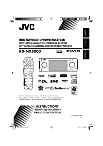 Handleiding JVC KD-NX5000 Navigatiesysteem