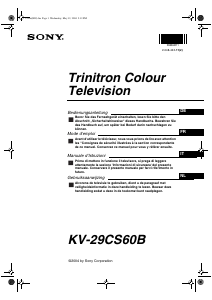 Handleiding Sony KV-29CS60B Televisie