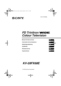 Manual Sony KV-28FX68E Televisor
