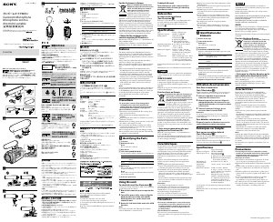 Handleiding Sony ECM-GZ1M Microfoon