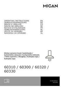 Handleiding Mican 60320 Afzuigkap