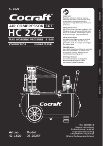 Käyttöohje Cocraft DZ-2025F Kompressori