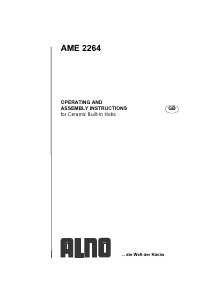 Manual ALNO AME 2264 KS Hob