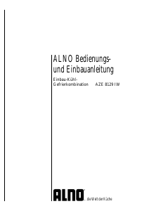 Manual ALNO AZE 8129 IW Fridge-Freezer