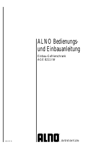 Mode d’emploi ALNO AGE 8211 IW Congélateur