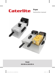 Handleiding Caterlite GG198-A Friteuse