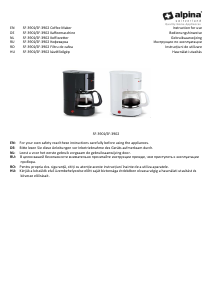 Manual Alpina SF-3901 Coffee Machine