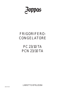 Manuale Zoppas PCN23/10TA Frigorifero-congelatore